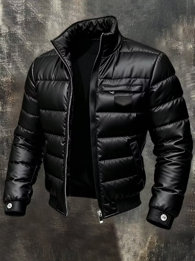 Men'S Retro Warm Soft Leather Outdoor Jacket Coat (With Inner Lining Pockets)