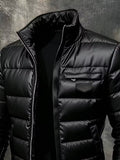 Men'S Retro Warm Soft Leather Outdoor Jacket Coat (With Inner Lining Pockets)