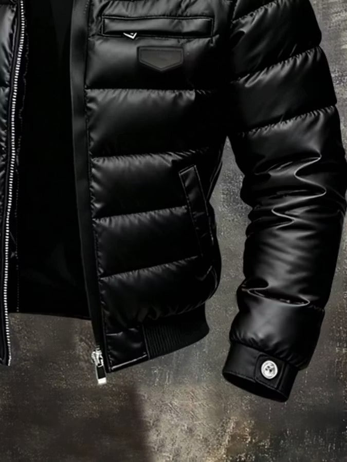 Men'S Retro Warm Soft Leather Outdoor Jacket Coat (With Inner Lining Pockets)
