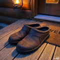 Sabots Stagunt Aigual cuir pleine fleur marron